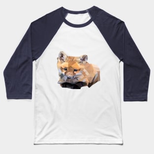 Cute Geometric Fox Baseball T-Shirt
